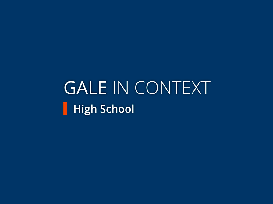 Logo for Gale in context Highschool
