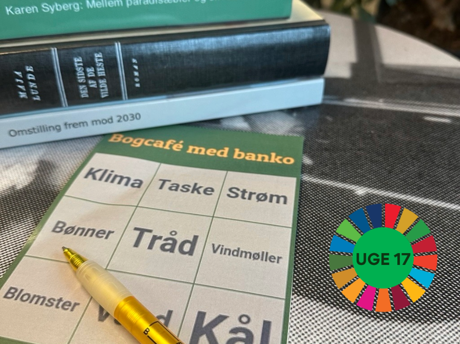 Bøger og bingoplade med uge 17 logo